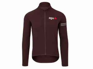 AGU Thermo Essential Fietsshirt Lange Mouwen Bruin Heren