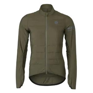 AGU Padded Performance Fietsjack Donkergroen Dames