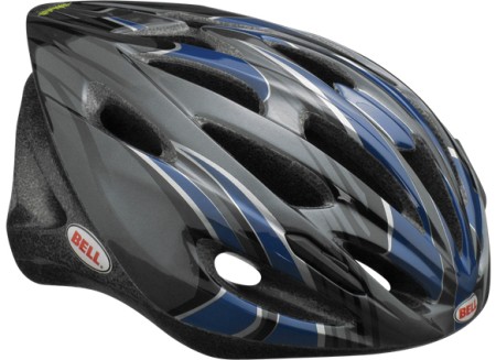 Bell Solar Zwart/Blauw Fietshelm