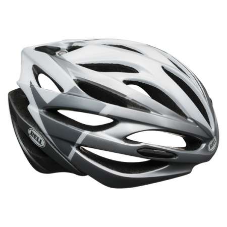 Bell Array Fietshelm Wit/Zilver