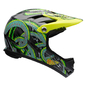 Bell Sanction Downhill Fietshelm Gunmetal/Geel/Snake Spit