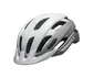 Bell Trace LED MTB Fietshelm Mat Wit/Zilver