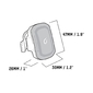 Blackburn Click USB Achterlicht Zwart