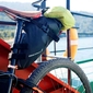 Blackburn Outpost Zadeltas & Dry Bag Zwart/Grijs