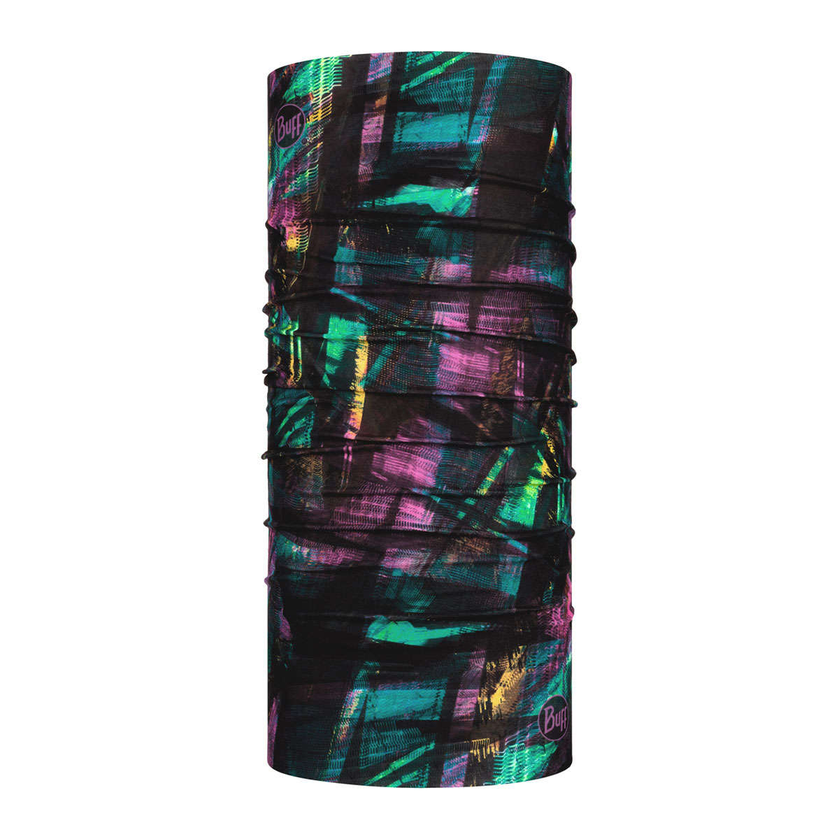 Buff Original Ecostretch Nekwarmer Sineki Zwart/Roze/Blauw