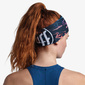 Buff Coolnet UV+ Wide Hoofdband Xcross Blauw