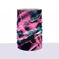 Buff Reflective Nekwarmer Zwart/Roze
