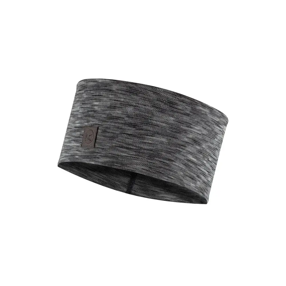 Buff Merino Wide Hoofdband MultiStripes Grijs