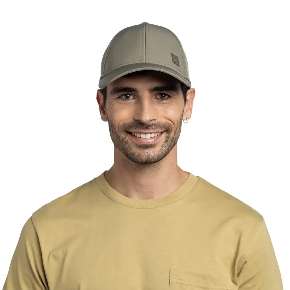 Buff Summit Cap Pet Solid Donkergroen