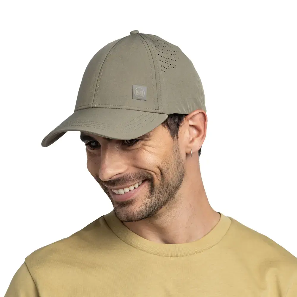 Buff Summit Cap Pet Solid Donkergroen