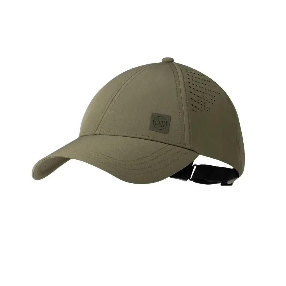Buff Summit Cap Pet Solid Donkergroen