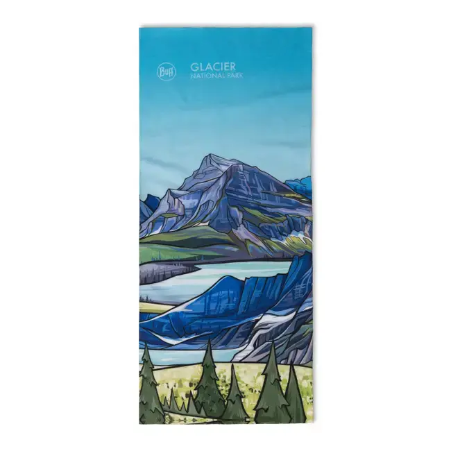Buff CoolNet UV Nekwarmer Glacier Blauw/Multi
