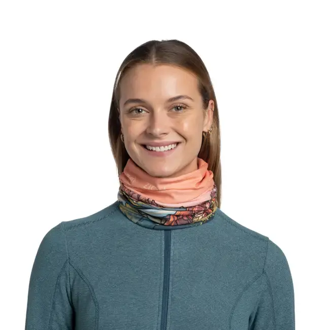 Buff CoolNet UV Nekwarmer Zion Roze/Multi