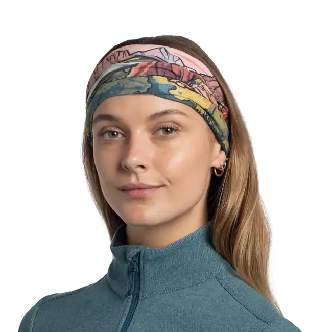 Buff CoolNet UV Nekwarmer Zion Roze/Multi