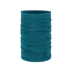 Buff Merino Lightweight Nekwarmer Blauw