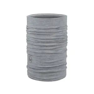 Buff Merino Midweight Nekwarmer Lichtgrijs Melange