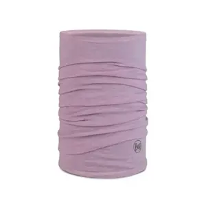 Buff Merino Midweight Nekwarmer Lichtroze Melange