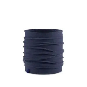 Buff Merino Fleece Nekwarmer Solid Donkerblauw