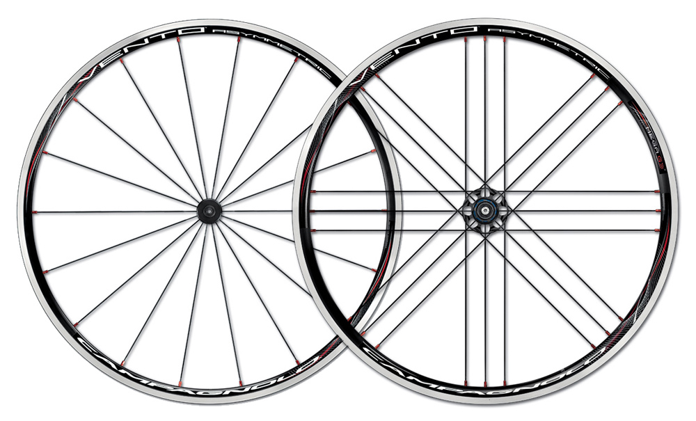 Campagnolo Vento Vento Asymmetric G3 Clincher Wielset Zwart