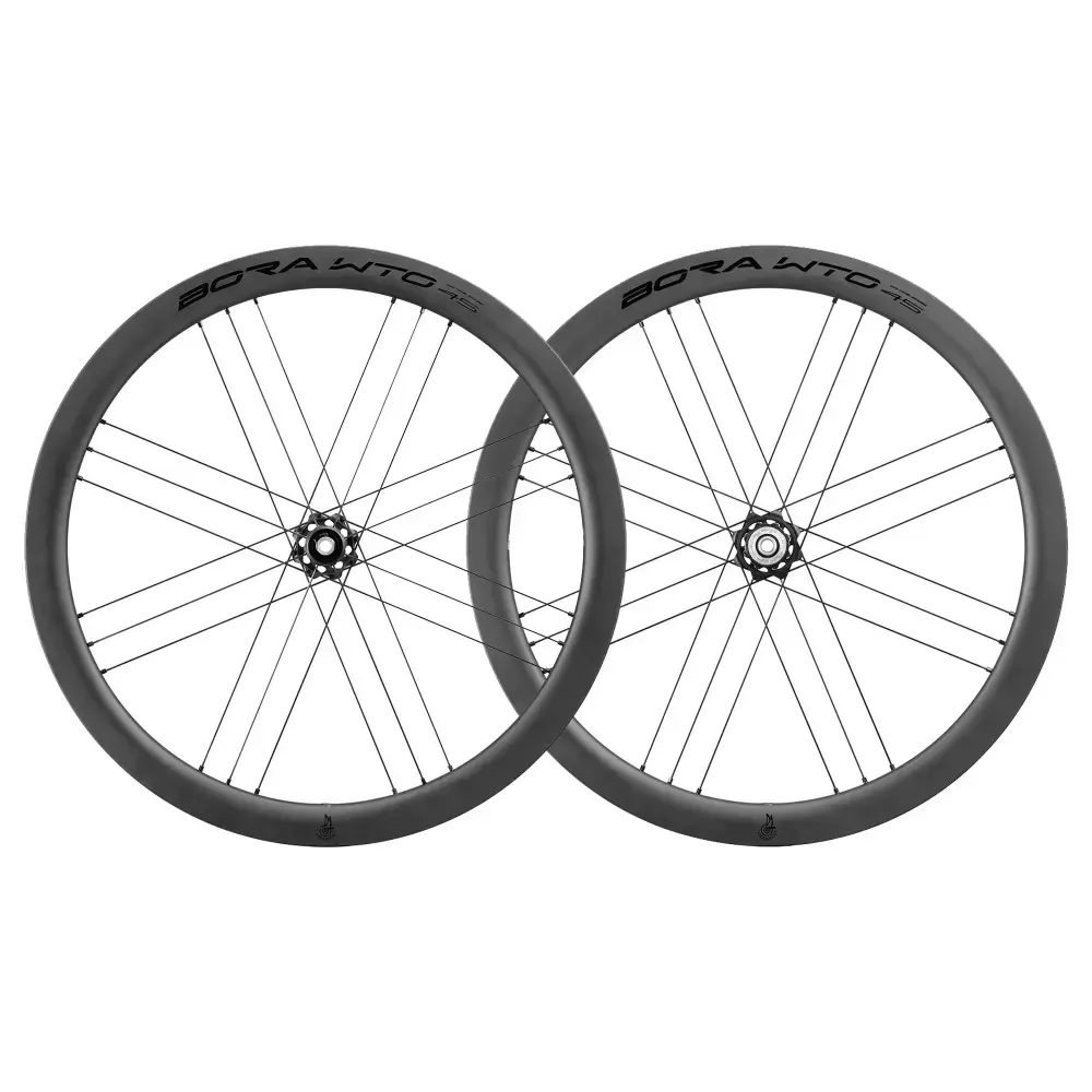 Campagnolo Bora 45 WTO C23 Disc Race Wielset Mat Zwart