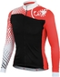 Castelli Sfida FZ Fietsshirt Zwart/Wit/Rood Heren