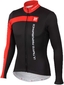 Castelli 3T Team Thermo Fietsshirt Lange Mouwen Zwart/Rood Heren