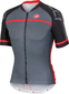 Castelli Volo Fietsshirt Korte Mouwen Grijs/Zwart/Rood Heren