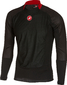 Castelli Prosecco Wind Thermoshirt Lange Mouwen Zwart/Rood Heren