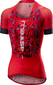 Castelli Climber`s Fietsshirt Korte Mouwen Rood Dames