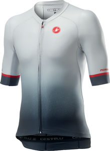 Castelli Aero Race 6.0 Fietsshirt Korte Mouwen Zilver/Grijs Heren