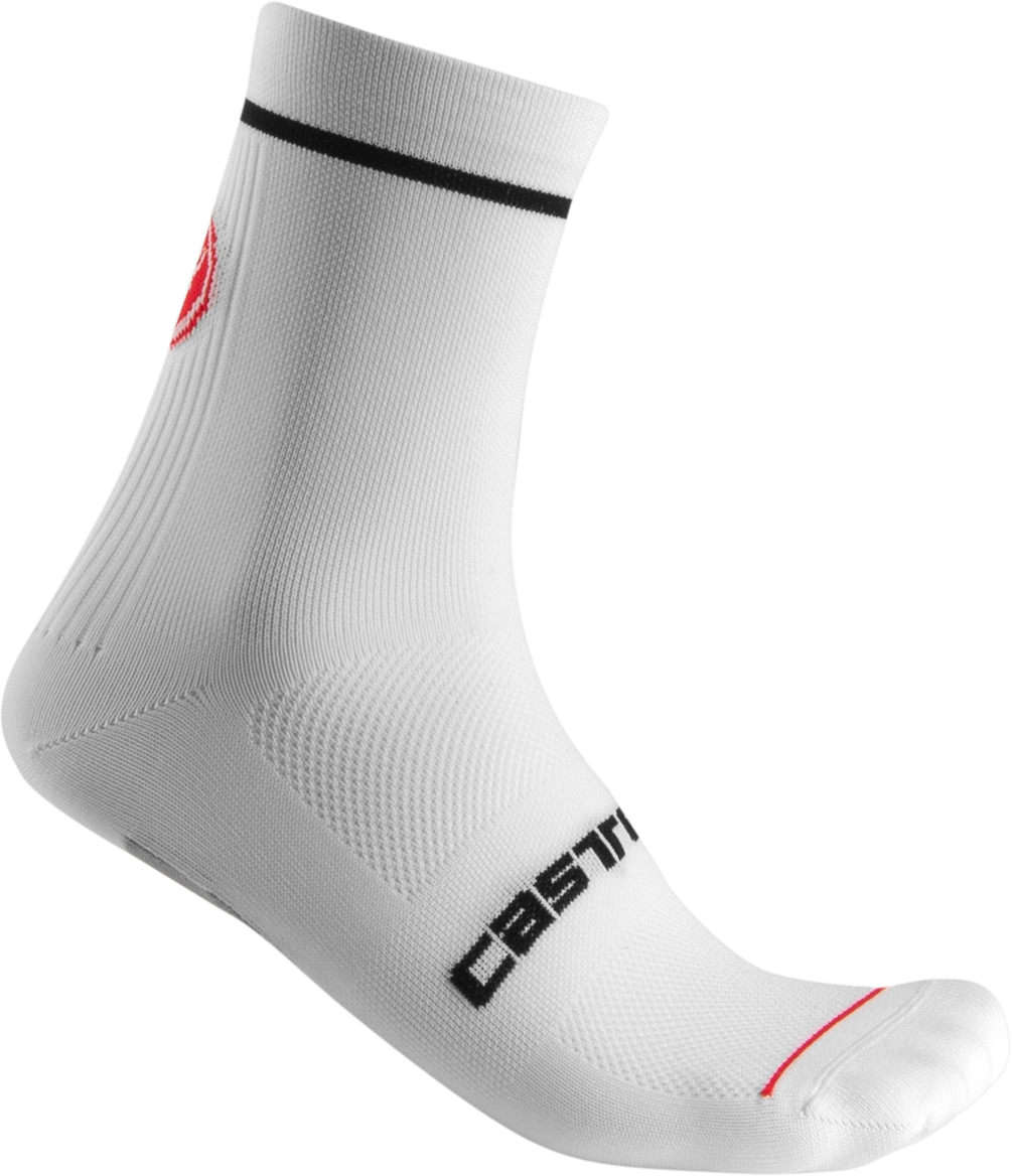Castelli Entrata 9 Fietssokken Wit