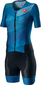 Castelli Free Sanremo 2 Triathlon Suit Korte Mouwen Blauw/Zwart Dames