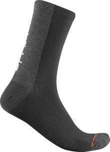 Castelli Bandito Wool 18 Fietssokken Zwart