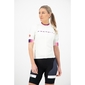 Castelli Gradient Fietsshirt Korte Mouwen Wit/Roze Dames