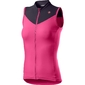 CASTELLI Solaris Fietsshirt Zonder Mouwen Fluo Roze/Donkerblauw Dames — afbeelding 1