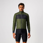 Castelli Unlimited Puffy Fietsjack Groen/Donkergrijs Heren