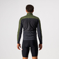 Castelli Unlimited Puffy Fietsjack Groen/Donkergrijs Heren