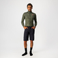 Castelli Unlimited Thermal Fietsshirt Lange Mouwen Groen Heren