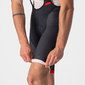 Castelli Competizione Kit Fietsbroek Kort Zwart/Rood Heren