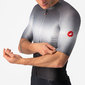 Castelli Aero Race 6.0 Fietsshirt Korte Mouwen Zwart/Wit/Grijs Heren