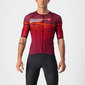 Castelli Climber's 3.0 Fietsshirt Korte Mouwen Bordeauxrood Heren