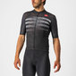 Castelli Endurance Pro Fietsshirt Korte Mouwen Zwart/Wit/Grijs Heren