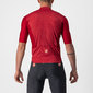 Castelli Bagarre Fietsshirt Korte Mouwen Rood/Bordeauxrood Heren