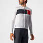 Castelli Prologo 7 Fietsshirt Lange Mouwen Wit/Zwart/Rood Heren