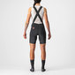Castelli Velocissima 3 Fietsbroek Kort Zwart/Zilvergrijs Dames