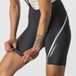 Castelli Velocissima 3 Fietsbroek Kort Zwart/Zilvergrijs Dames