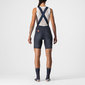 Castelli Velocissima 3 Fietsbroek Kort Blauw/Zilvergrijs Dames