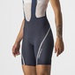 Castelli Velocissima 3 Fietsbroek Kort Blauw/Zilvergrijs Dames