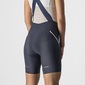 Castelli Velocissima 3 Fietsbroek Kort Blauw/Zilvergrijs Dames