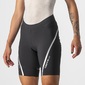 Castelli Velocissima 3 Fietsbroek Kort Zonder Bretels Zwart/Zilvergrijs Dames